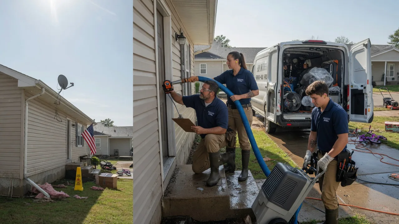 Ceiling Water Damage Restoration in Rena Lara, MS near me